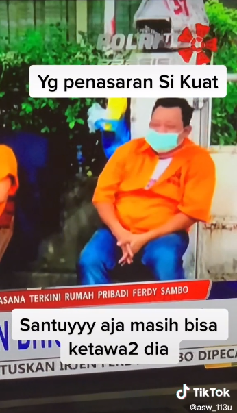 momen kuat ma039ruf tertawa saat jalani rekonstruksi