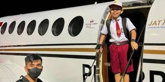 Farel Prayoga Sekolah Naik Jet Pribadi Haji Isam, Berangkat dari Kalsel ke Banyuwangi