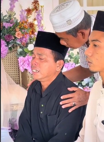 video haru ayah nangis nikahkan anaknya