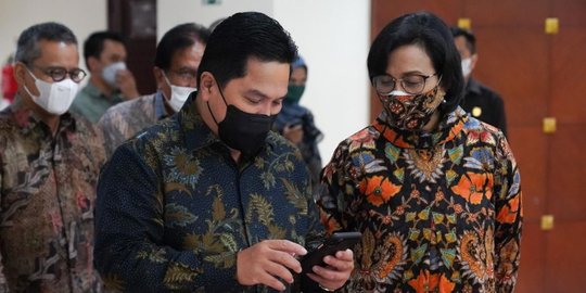 Erick Thoir Lapor Jokowi: Kinerja MIND ID Meningkat 41 Persen