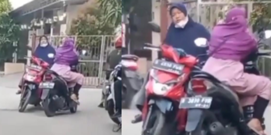 Viral Emak-emak Asyik Ngobrol di Tengah Jalan, Bikin Warganet Geleng Kepala