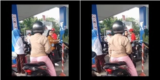 BBM Naik, Kelakuan 2 Pemotor Wanita di SPBU ini Jadi Sorotan 'Entah Siapa yang Salah'