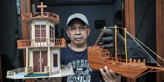 Menyulap Barang Bekas Jadi Kerajinan Miniatur Bernilai Ekonomis