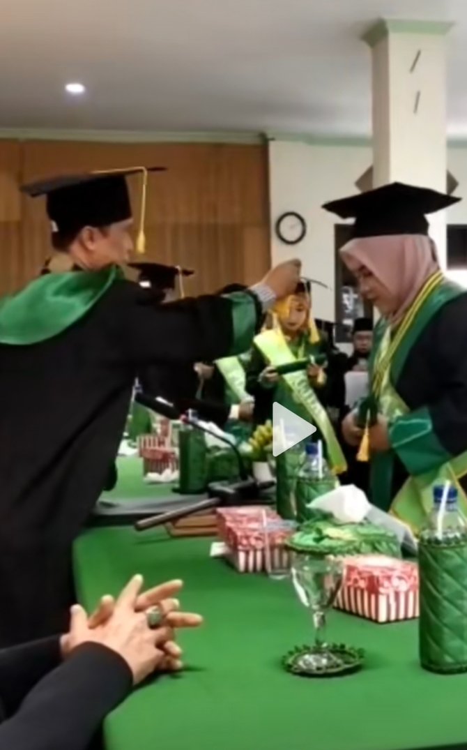 viral 3 wisudawati dipanggil berurutan dengan nama dan gelar sama curi perharian