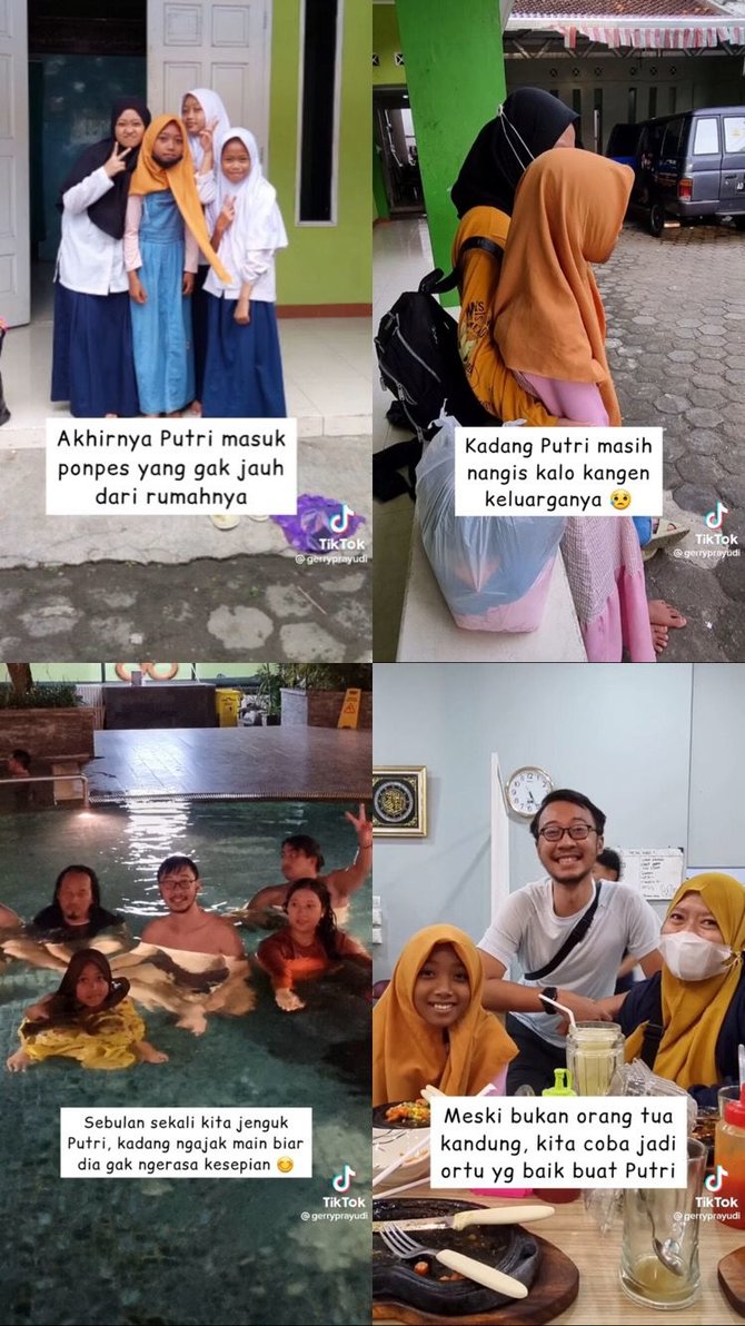 kisah haru putri ditinggal keluarganya