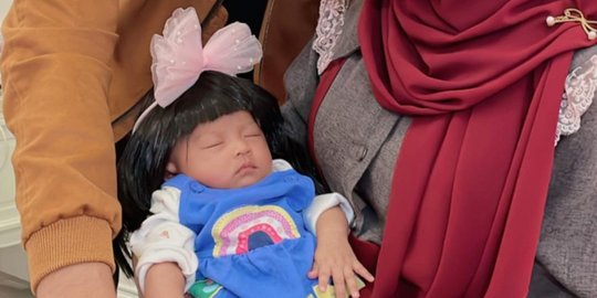 Deretan Foto Terbaru Baby Moana Anak Ria Ricis, Ada Pakai Wig Ekspresinya Bikin Gemas