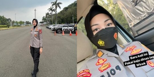 Penampilan Terbaru AKP Rita Yuliana, Berhijab saat Dinas di Korps Bhayangkara