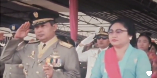 Video Lawas Jenderal Soeharto di Acara HUT ABRI, Polisi Jujur di Belakangnya Disorot