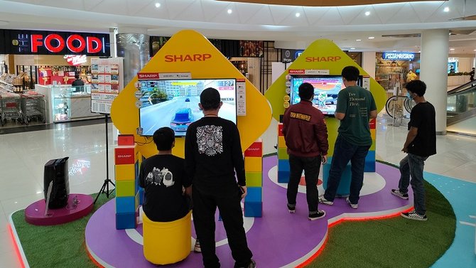 sharp aquos game competition amp exhibition digelar di mall kelapa gading 2