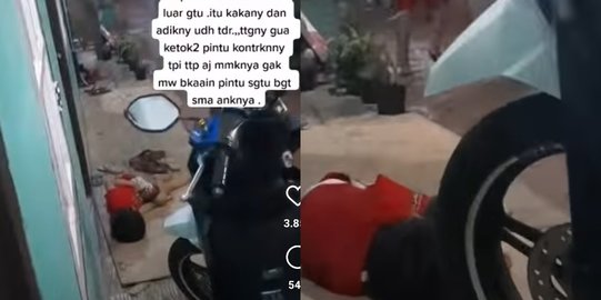 Viral Bocah Dikunci di Luar Rumah oleh Orang Tuanya, Tidur Beralas