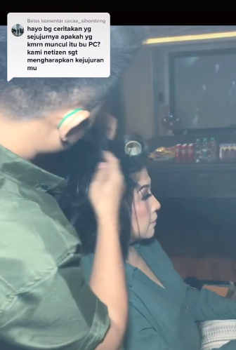 viral video lawas putri candrawathi saat di salon