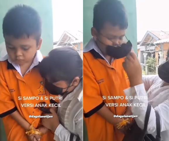 adegan putri bersandar pakaikan masker ferdy sambo jadi guyonan