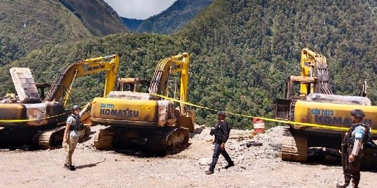 KKB Tembaki Kamp Pekerja Proyek Jalan di Pegunungan Bintang, 34 Orang Dievakuasi