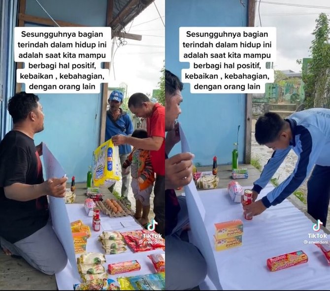 bagi sembako sesuai keperluan