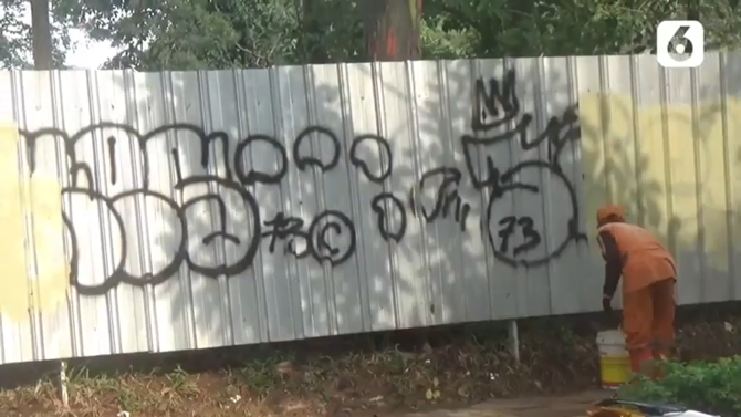 vandalisme di tebet eco park