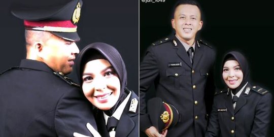 Potret Suami Istri Sama-Sama Polisi, Dulu Sama-Sama Bintara Kini Sukses Perwira