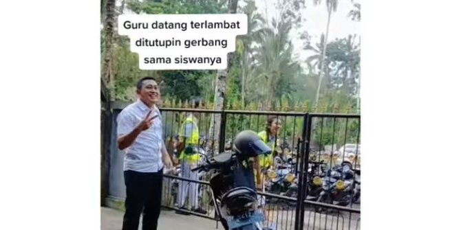 Guru Datang Terlambat Aksi Para Siswa Beri Hukuman Ini Curi Perhatian