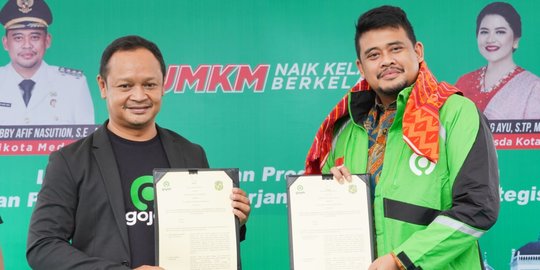 Majukan UMKM, Pemkot Medan Teken MoU dengan GO-Jek dan Bangun Plaza Tahun Depan