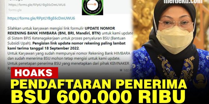 VIDEO: Waspada, Penipuan Pendaftaran Penerima BSU Rp 600.000