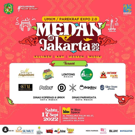 umkm parekraf expo 20 medan di jakarta