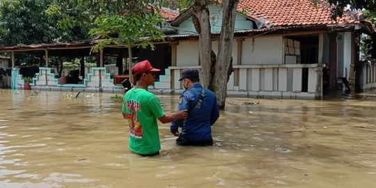 Banjir Rendam Teluknaga Tangerang, 2.587 Jiwa Terdampak