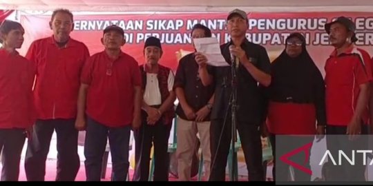 Puluhan Kader PDIP di Jember Deklarasi Dukung Ganjar Capres