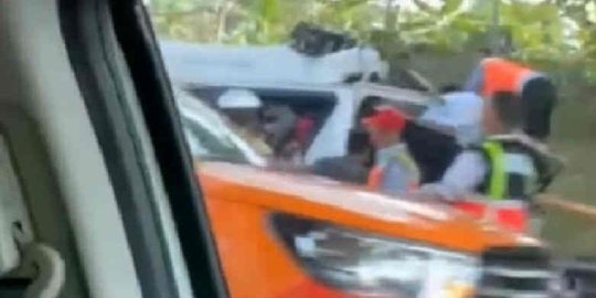 Kecelakaan di Tol Cipali KM 136, Evakuasi Korban Masih Berlangsung