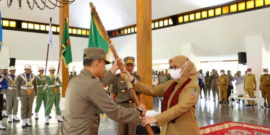 Sambut Bendera Pataka, Bupati Ipuk: Momentum Penyemangat Membangun Jatim