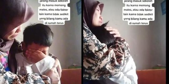 Siswa Ini Jarang Sekolah Dikira Malas, Saat Didatangi Ternyata Kisahnya Bikin Nyesek