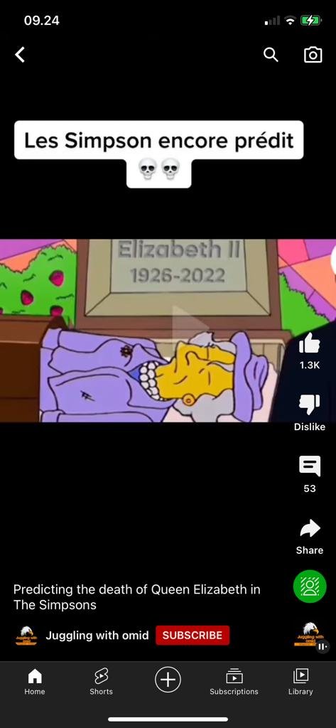 cek fakta kematian ratu elizabeth sudah diprediksi kartun keluarga ini