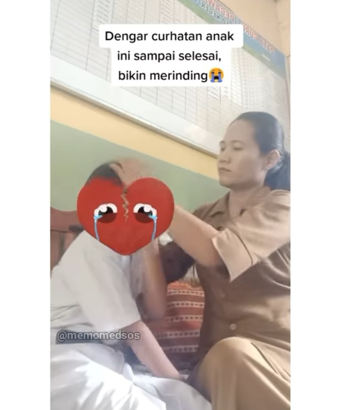 viral curahan haru siswa ke gurunya tak terurus karena perceraian