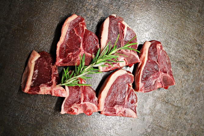 ilustrasi daging kambing