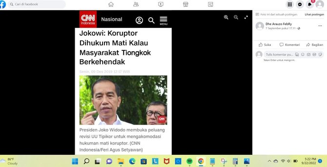 cek fakta hoaks jokowi sebut koruptor dihukum mati jika masyarakat china berkehendak