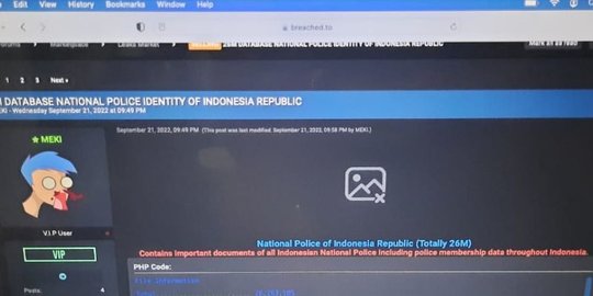 Polri Klaim 26 Juta Dokumen yang Dibobol Hacker Itu Data Usang