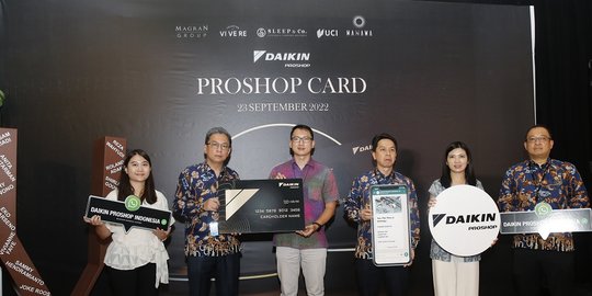 Daikin Luncurkan Proshop Card, Ada Layanan Spesial bagi Pengguna AC Home Central
