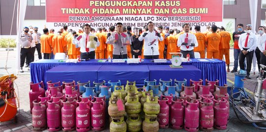 Dua Bulan Beroperasi, Pengoplos Gas Elpiji di Riau Raup Rp500 Juta