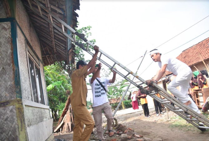 dedi mulyadi robohkan rumah janda