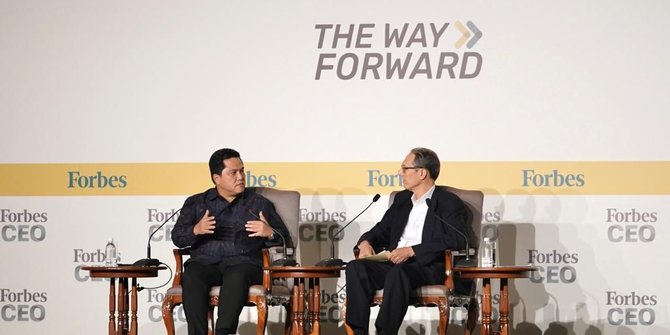 Di Forum Forbes CEO Global, Erick Thohir Paparkan Peluang Investasi RI