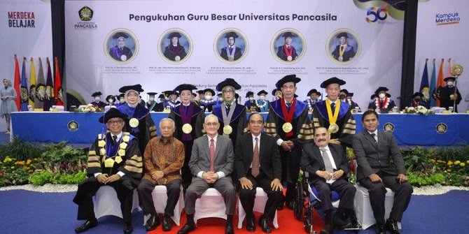 Universitas Pancasila Kukuhkan Lima Guru Besar
