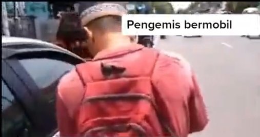 viral pengemis punya mobil