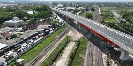 Diharapkan Urai Kemacetan Jalan Semarang-Purwodadi, Ini Potret Fly Over Ganefo