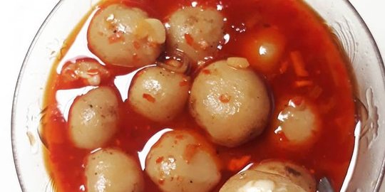 Resep Cilok Seuhah Kuah, Camilan Gurih Pedas Menggugah Selera