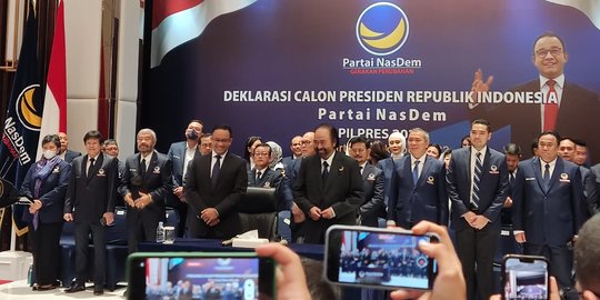 NasDem Resmi Usung Anies Baswedan Capres 2024