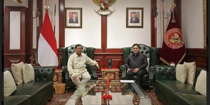 Elektabilitas Tertinggi, Prabowo-Erick Thohir Disebut Pasangan saling Melengkapi