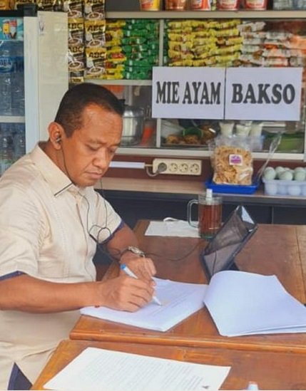 menteri investasi indonesia kerja di rest area