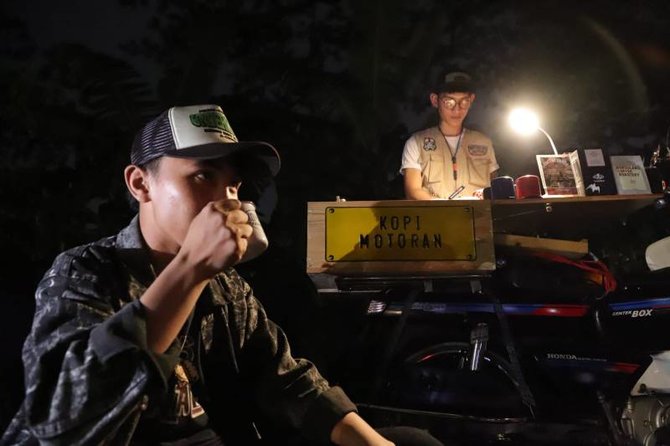 kedai kopi motoran di tangerang