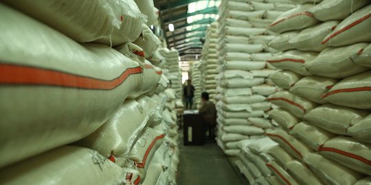 Jadi Terbaik di Dunia, Cadangan Beras Indonesia Capai 10 Juta Ton