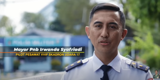 Berkaca-kaca, Cerita Mayor Pnb Irwanda 'Orang Kampung Jadi Pilot Ortu Bangga'