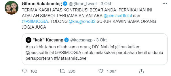 kaesang sebut akan nikahi erina gudono begini tanggapan gibran rakabuming