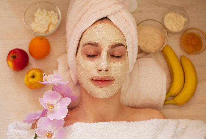 masker wajah alami